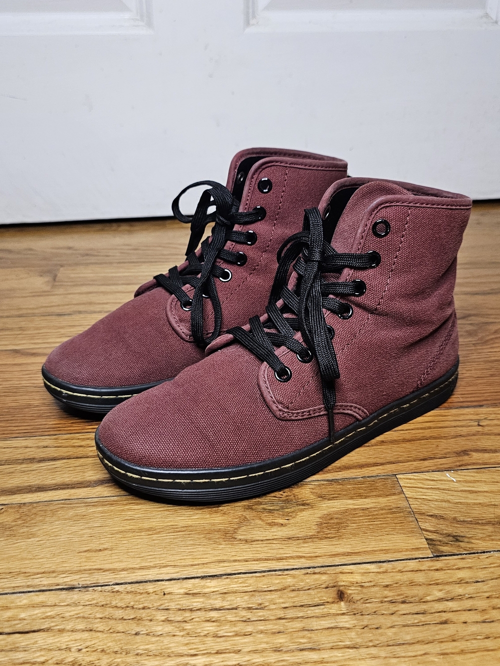 Dr. Martens Burgundy Sneakers